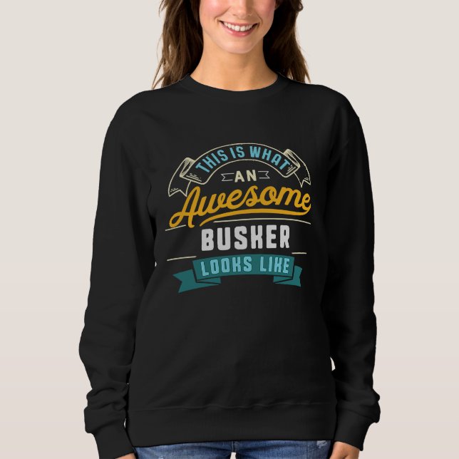 Camiseta Busker  Awesome Job Occupation Graduation (Frente)