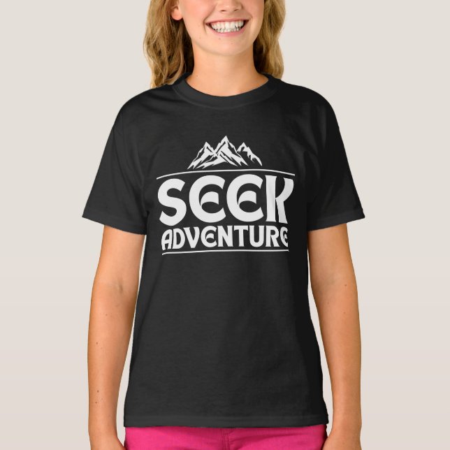 CAMISETA BUSQUE AVENTURA (Frente)