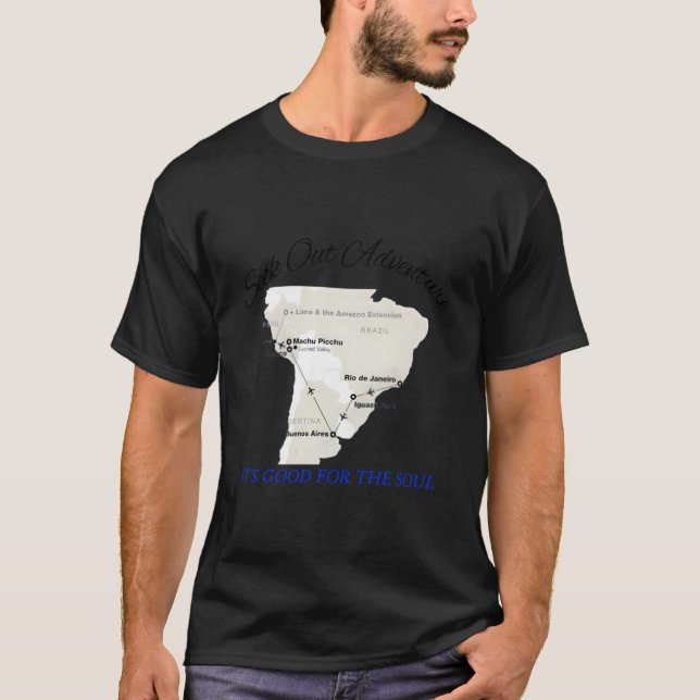 Camiseta Busque Aventura É Para A Alma (Frente)