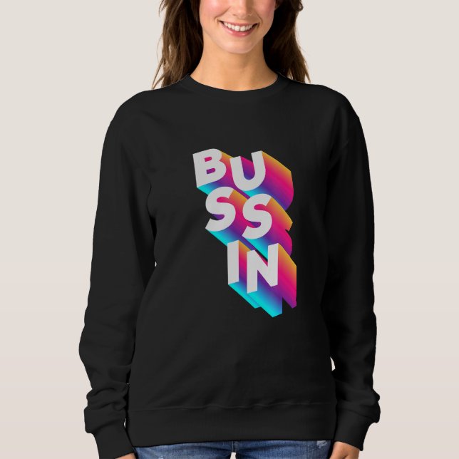 Camiseta Bussin - Memória Viral Relacionável (Frente)