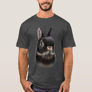Camiseta Bust, coelho anão neerlandês, coelho bonito