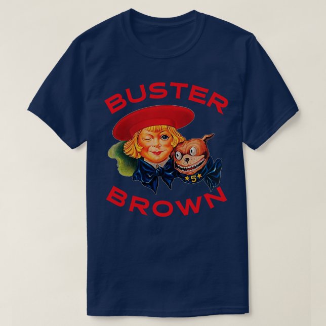 Camiseta Buster Brown (Frente do Design)