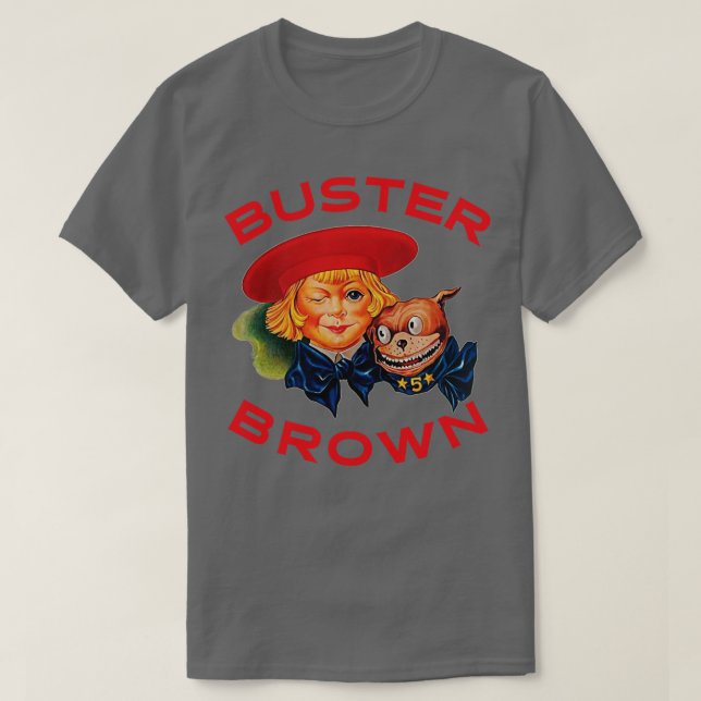 Camiseta Buster Brown (Frente do Design)
