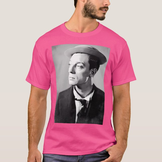 Camiseta Buster Keaton - Bw Vintage - D5 (Frente)