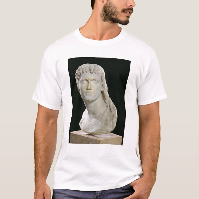 Camiseta Busto de Cleopatra II ou suas filhas (Frente)