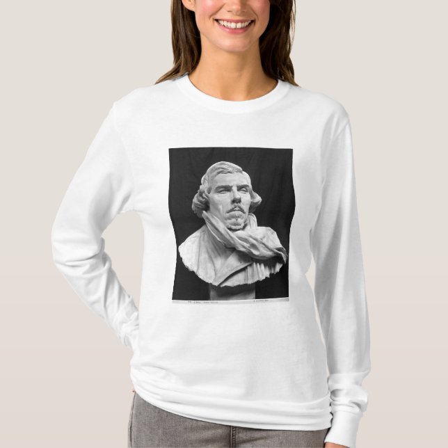 Camiseta Busto de Eugene Delacroix (Frente)