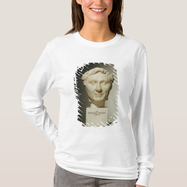 Camiseta Busto de Pompey (106-48 BC) c.60 BC (mármore) (Frente)
