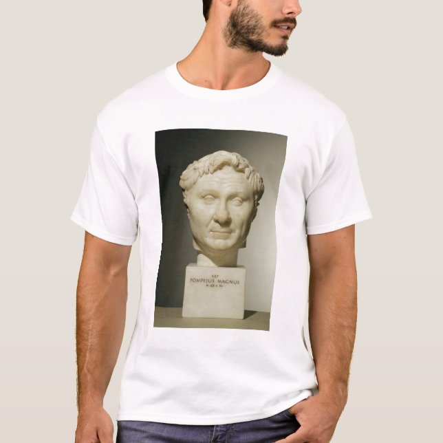 Camiseta Busto de Pompey (106-48 BC) c.60 BC (mármore) (Frente)