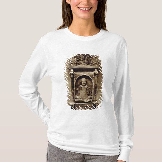Camiseta Busto de William Shakespeare (1564-1616) e do (Frente)