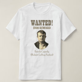 Camiseta Butch Cassidy queria 🚨 Wild West Outlaw EUA