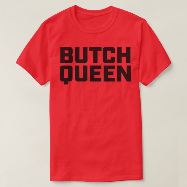 Camiseta Butch Queen  Burning in the Shade  (Frente do Design)