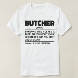 Camiseta Butcher Nout Definition Birthday - Conceito Engraç