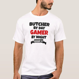Camiseta Butcher por Day Gamer por Night