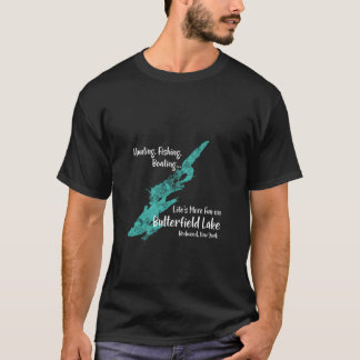 Camiseta Butterfield Lake Redwood New York Lake Life Boatin