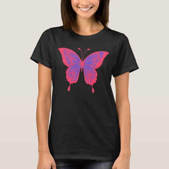 Camiseta Butterfly aesthetic soft grunge (Frente)
