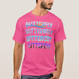 Camiseta Butterfly Butterby Por que Butterry Chorry Morre N