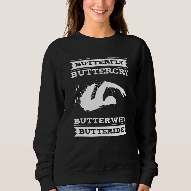 Camiseta Butterfly Butterry Why - Swimmer Design (Frente)