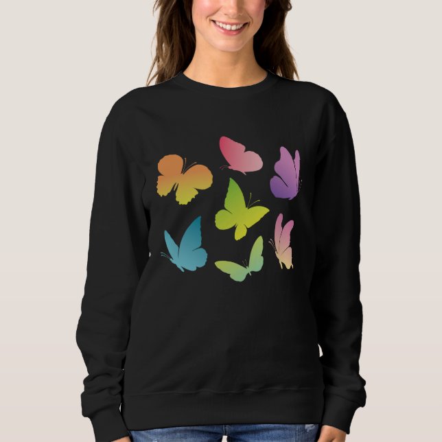 Camiseta Butterfly Collection Just A Girl Who Loves Butterf (Frente)