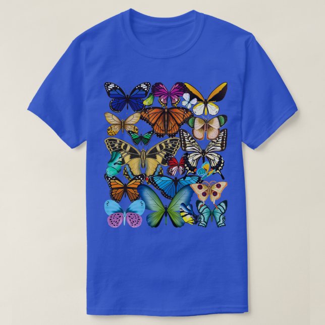 Camiseta Butterfly Collection Monarch Butterfly Lover Butte (Frente do Design)