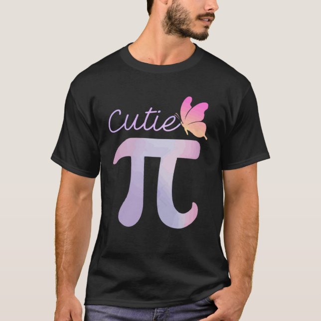 Camiseta Butterfly Cutie Pie National Pi Day Pi Symbol Math (Frente)