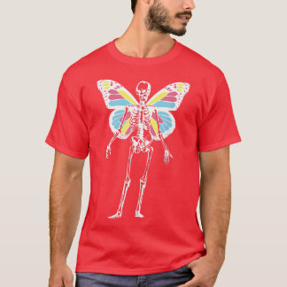 Camiseta Butterfly Fairy Grunge Fairycore Aestético Skeleto