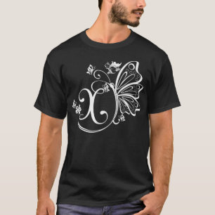 Camiseta Butterfly Grunge Fairycore Aestic - Letra X Mono