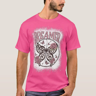 Camiseta Butterfly Grunge Retro Vintage Sunset 70s Aestheti