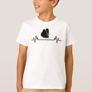 Camiseta Butterfly Heartbeat Funny Insetos Borboletas Inset