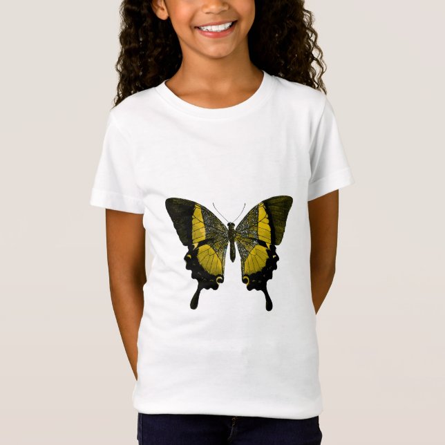 Camiseta Butterfly Magic – Nature Wings (Frente)