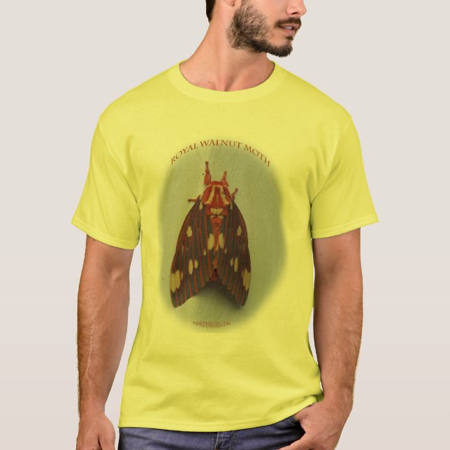 Camiseta butterfly_moth_royal_walnut_9747 (Frente)