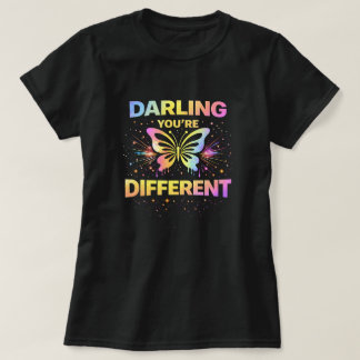 Camiseta Butterfly Tees Co. Darling You're Different 004773