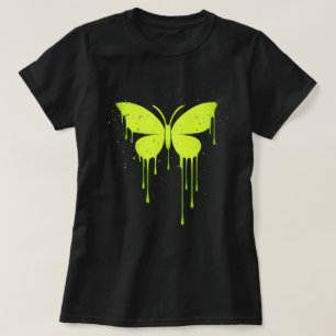 Camiseta Butterfly Tees Co. Green Butterfly Drip 0047733
