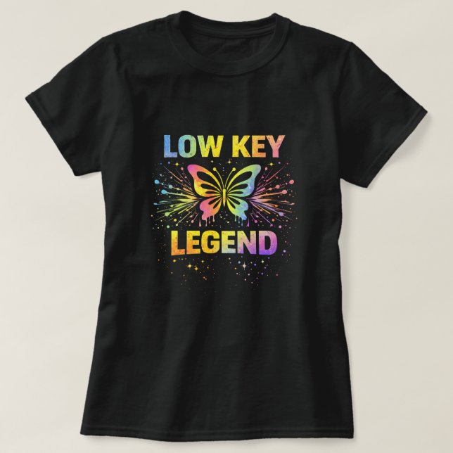Camiseta Butterfly Tees Co. Low Key Legend 0047724 (Frente do Design)