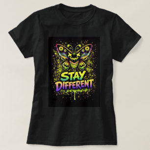 Camiseta Butterfly Tees Co. Stay Different 0047753