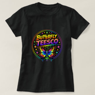 Camiseta Butterfly TEESCO Graffiti Borboleta 00478