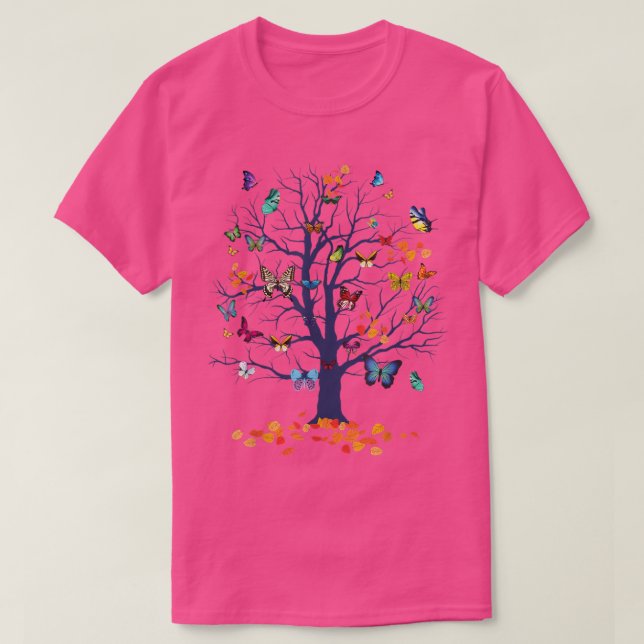 Camiseta Butterfly TreeLepidopterist Butterfly Manteiga (Frente do Design)