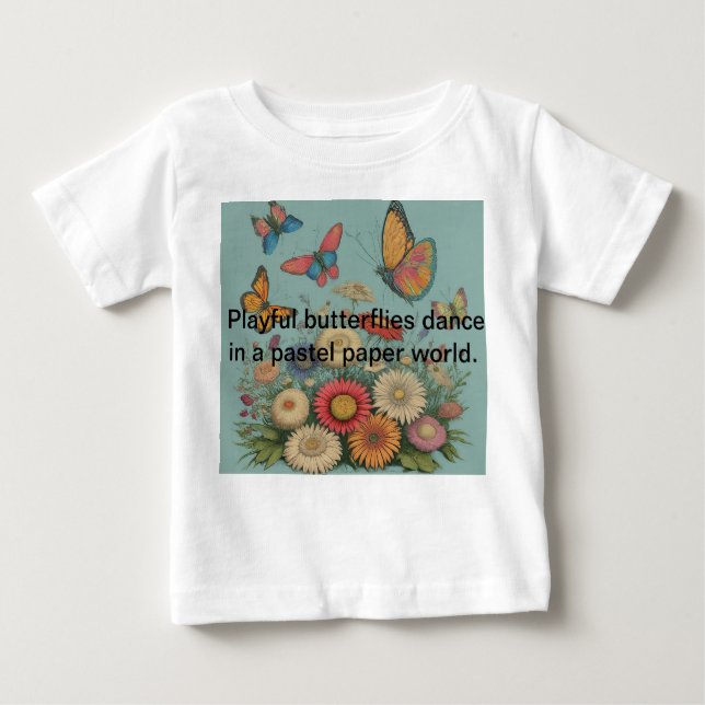 Camiseta Butterfly Whimsy (Frente)