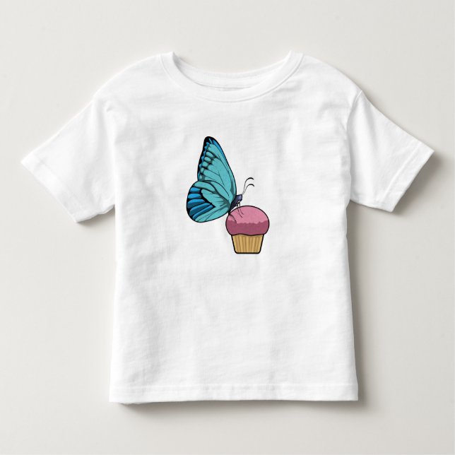 Camiseta Butterfly with Muffin (Frente)