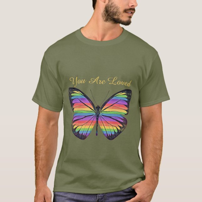 Camiseta Butterfly You Are Loved (Frente)
