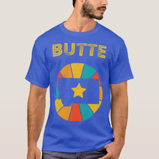 Camiseta Button Montana Vintage desapontou Souvenir 1