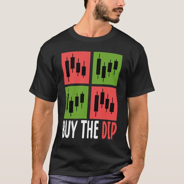 Camiseta Buy The Dip Cryptocurrency Blockchain Trader Best  (Frente)