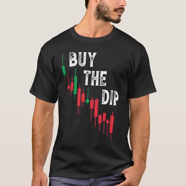 Camiseta Buy The Dip Cryptocurrency Blockchain Trader Best  (Frente)