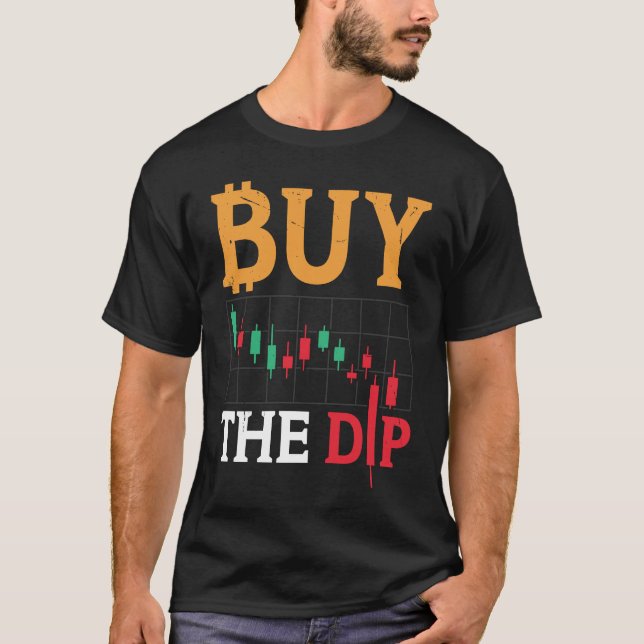 Camiseta Buy The Dip Cryptocurrency Blockchain Trader Best  (Frente)