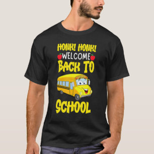 Camiseta Buzina Buzina Bem-vindo de Volta à Escola Motorist