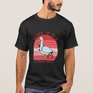 Camiseta Buzine Se É Uma Emergência Cotovia Boba Citação de