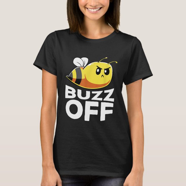 Camiseta Buzz Do Engraçado Mel Bee Shirt Bee Lover (Frente)