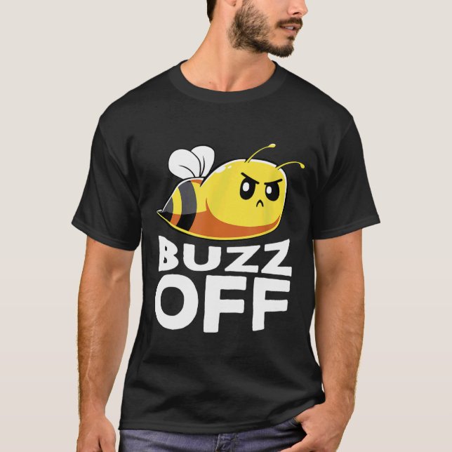 Camiseta Buzz Do Mel Bee Pun Bee (Frente)