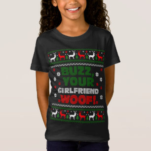 Camiseta Buzz Xmas Seu Namorada Woof! Ugly Christmas Swe