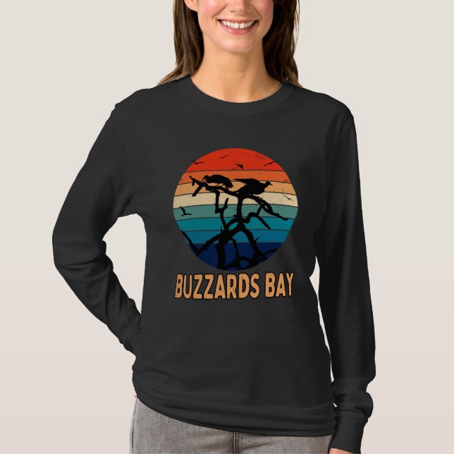 Camiseta Buzzards Bay Cape Cod Massachusetts Vacation Souve (Frente)