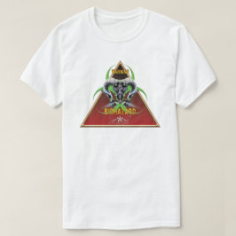 CAMISETA BW! ADVERTÊNCIA BIOHAZARD! CAVEIRA